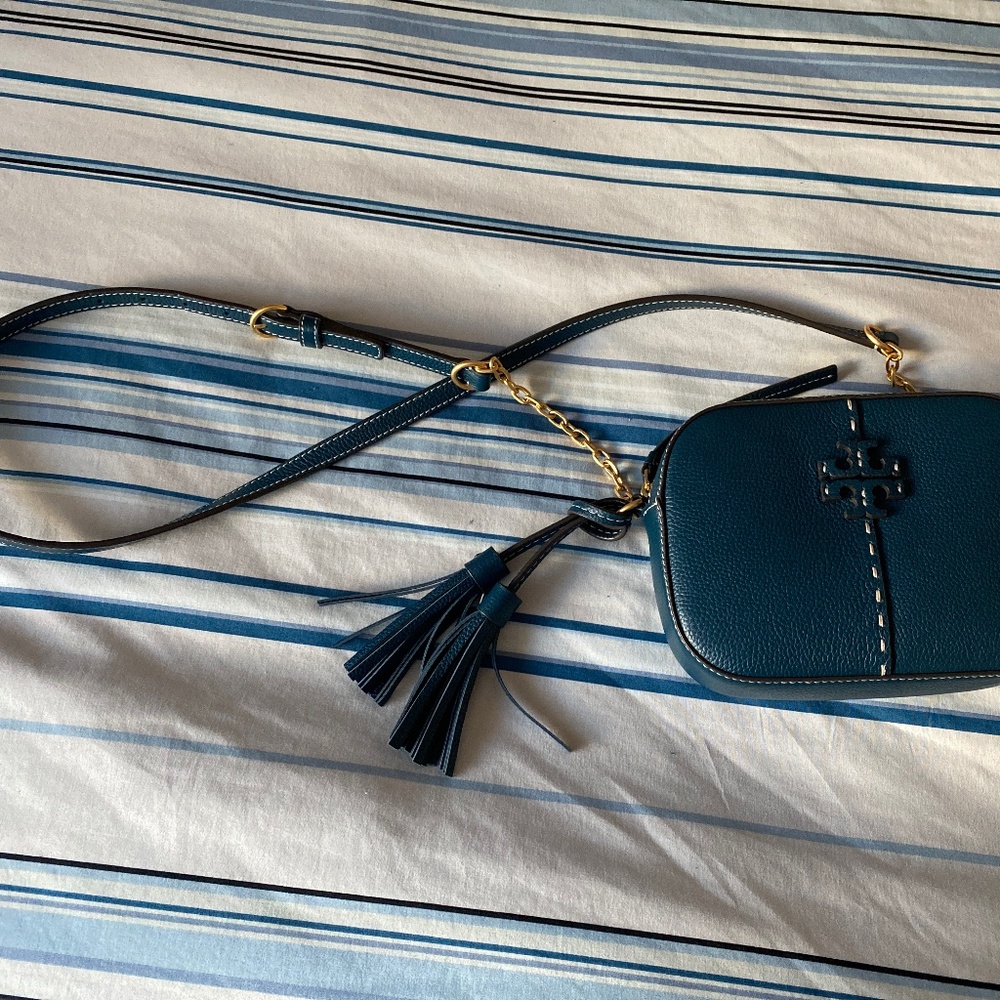 Blue Tory Burch crossbody bag